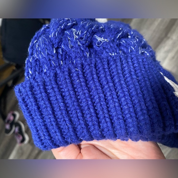 Los Angeles Dodgers Kids Blue Cuff Knit Hat Beanie - Picture 4 of 6